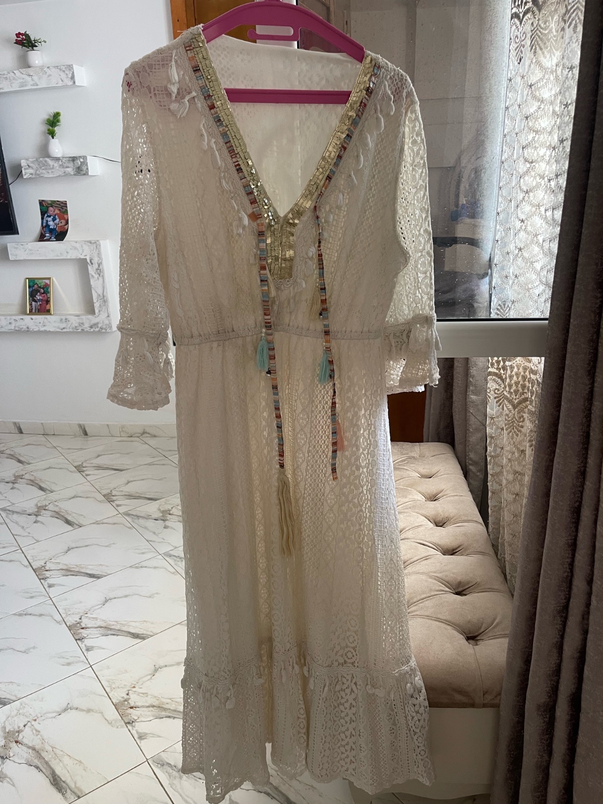 Robe beige