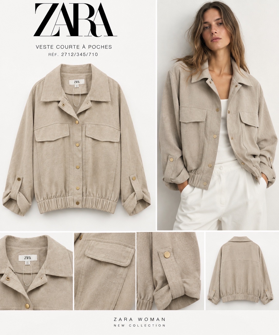 Veste Zara beige