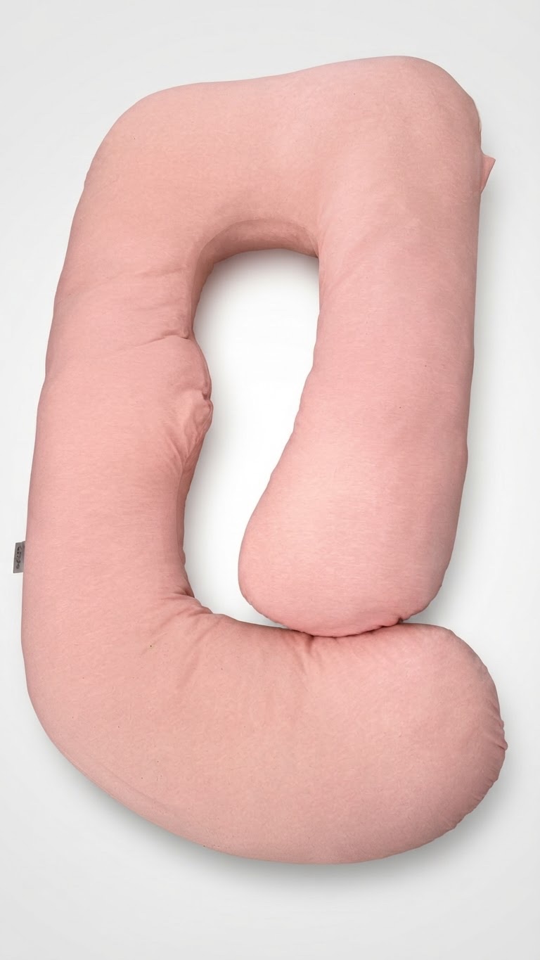 MOMCOZY - COUSSIN DE GROSSESSE & ALLAITEMENT ULTRA CONFORT ROSE