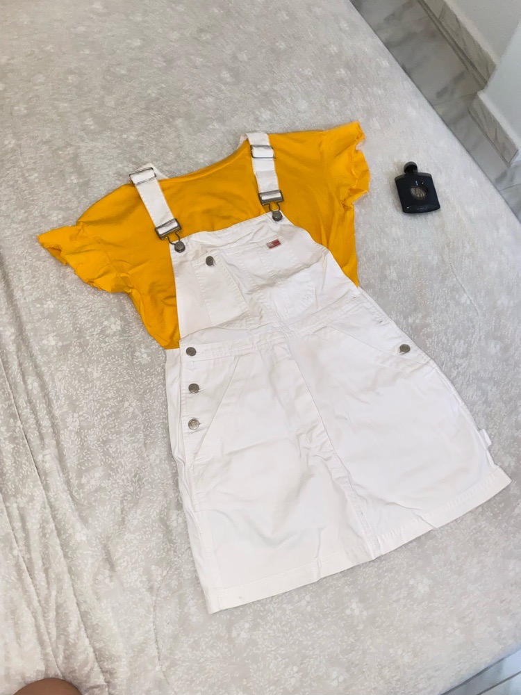 Salopette blanche RL