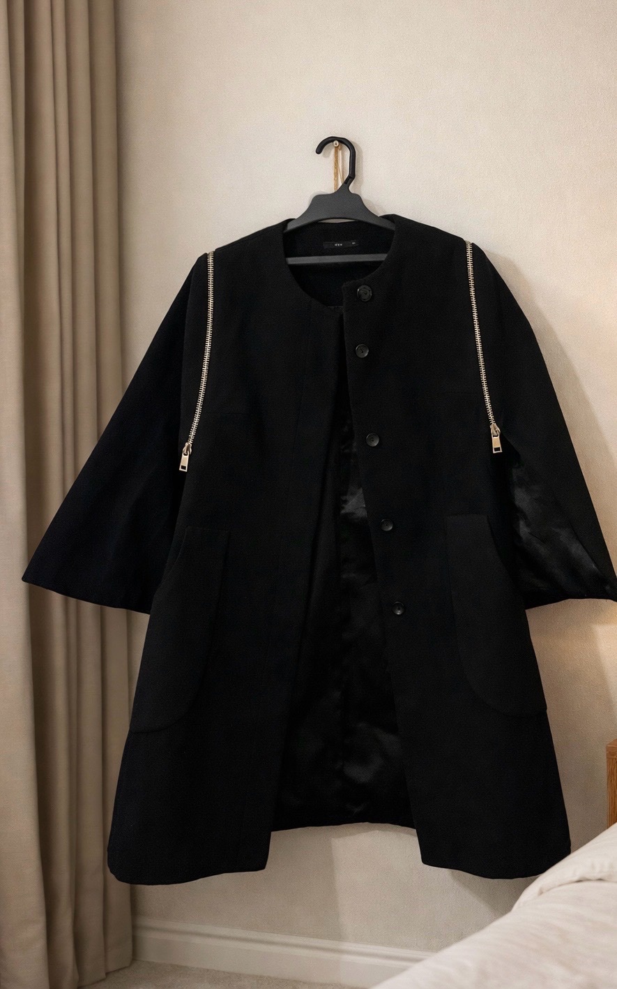 Manteau cashemire reversible 