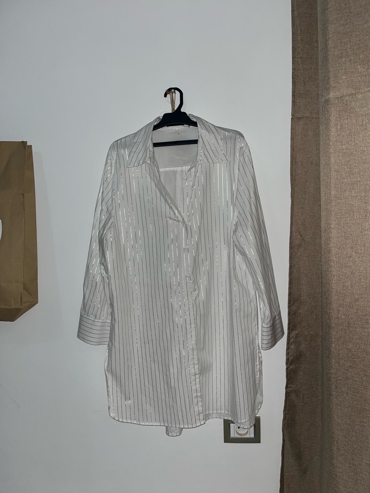 Robe chemise LUMINA avec deux fentes 