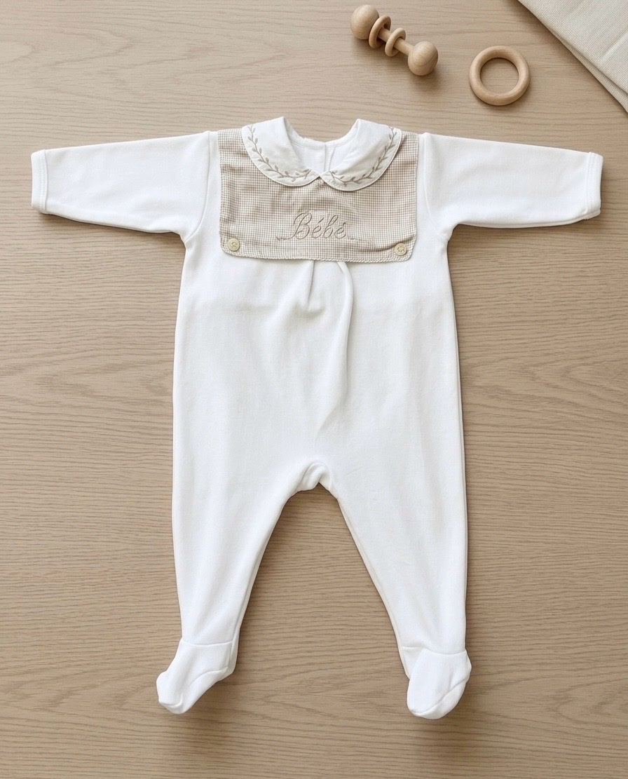 Dors-bien Petit Bateau col Claudine