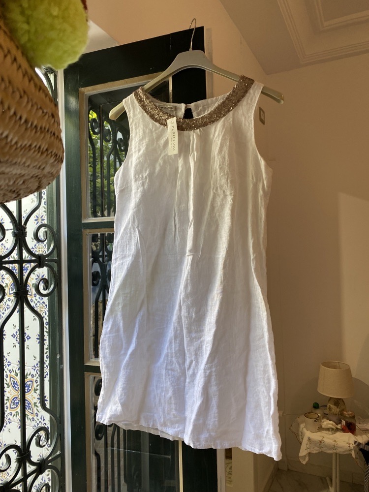 Robe blanche kamraya 