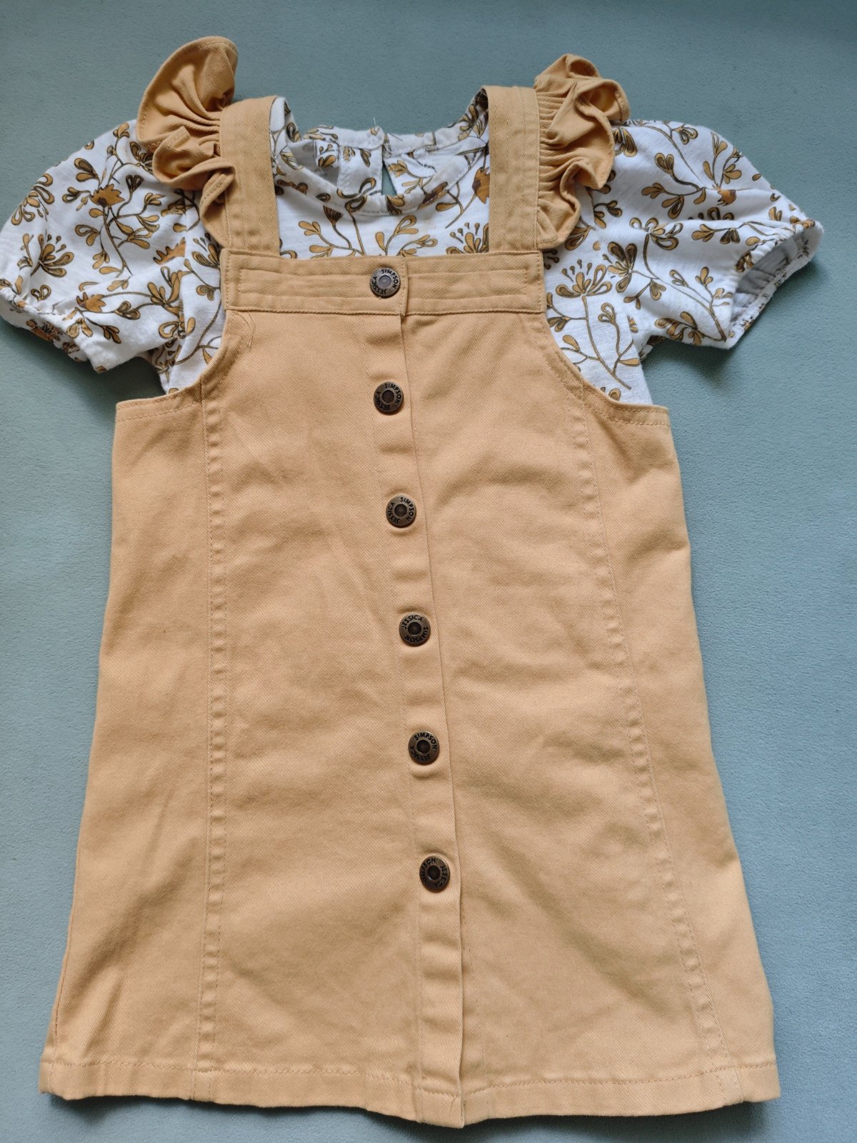 Jessica Simpson overall dress