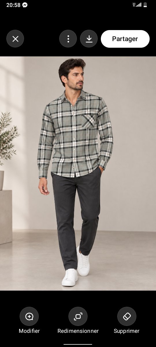 Chemise homme 