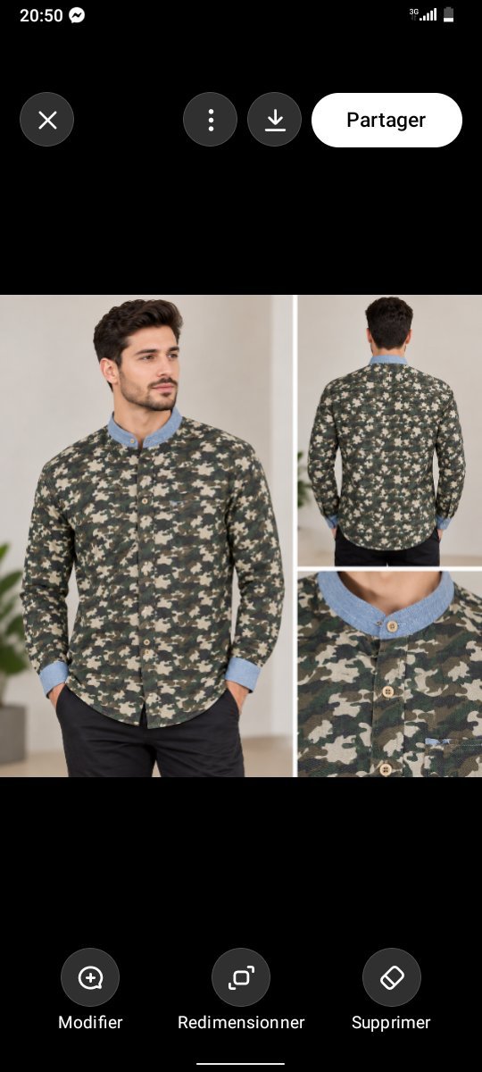  Chemise homme 