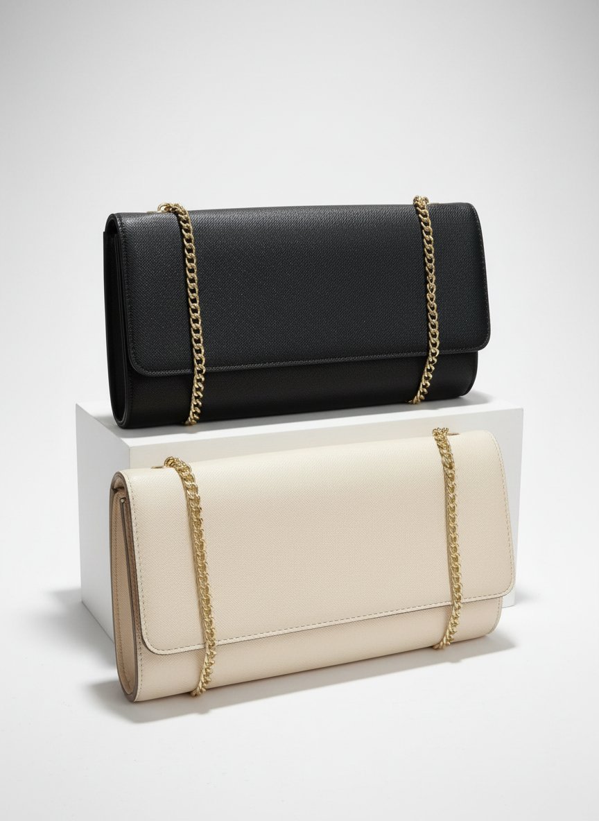 Pochettes noir/ beige H&M