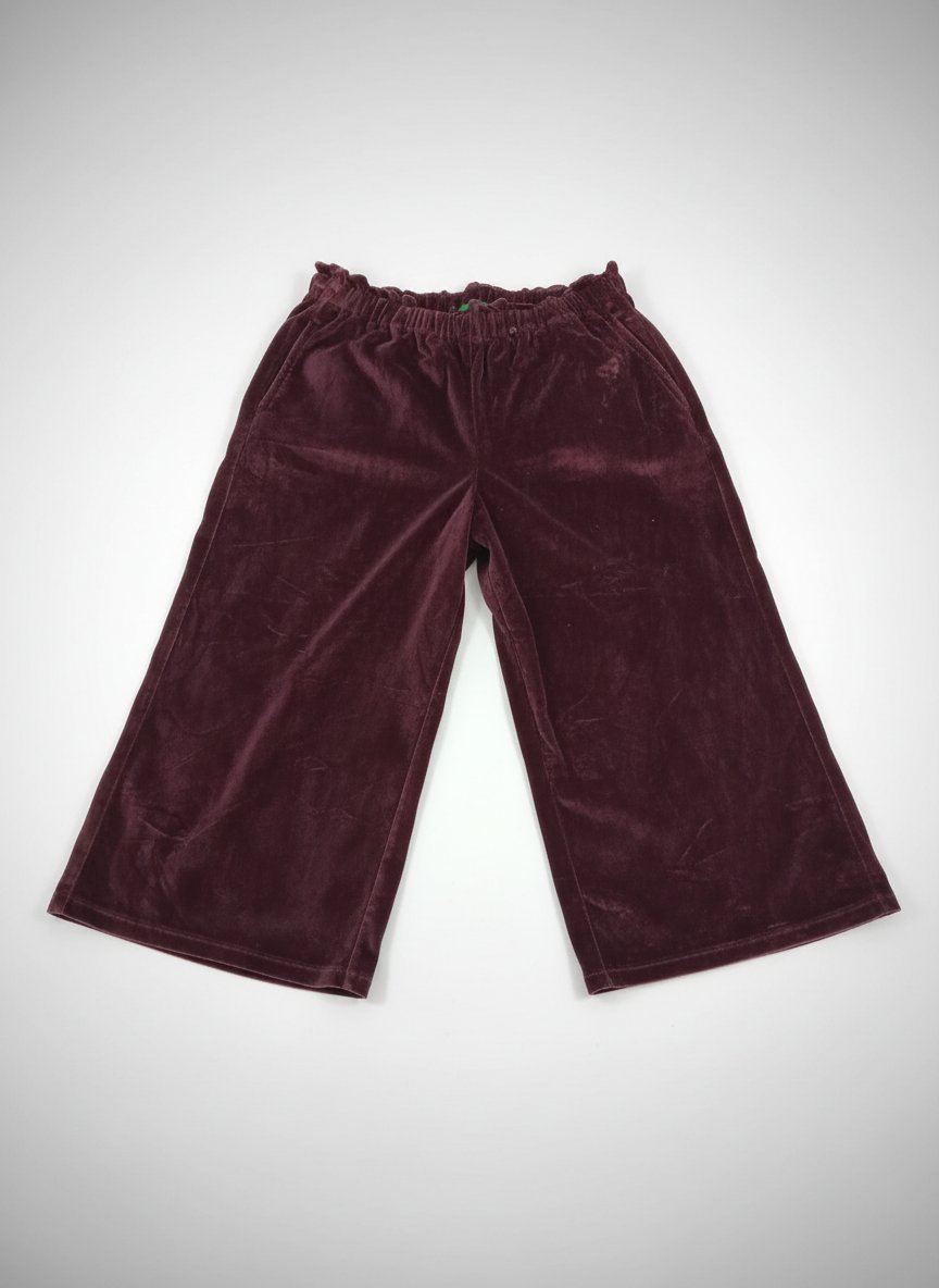 Short velour de soie couleur aubergine T:xl