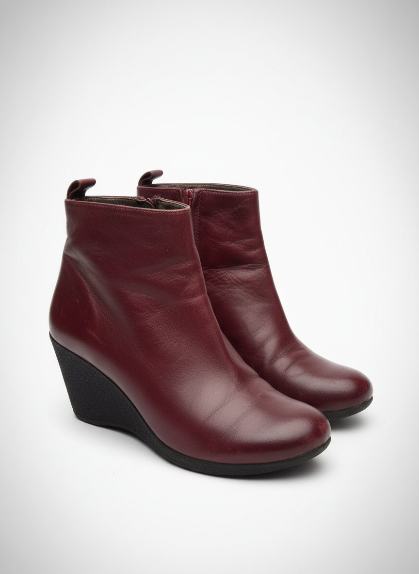 Bottines aubergine pointure 38