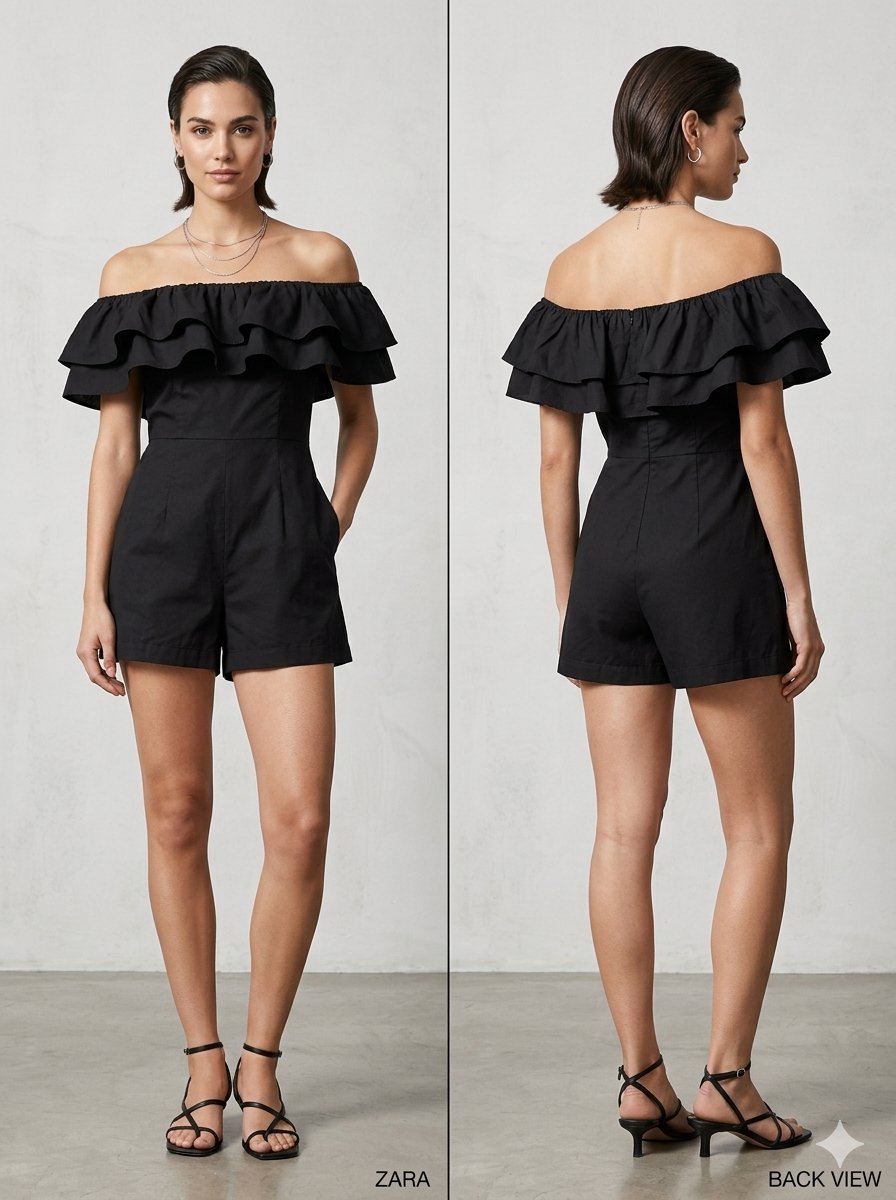 Combinaison-short Zara