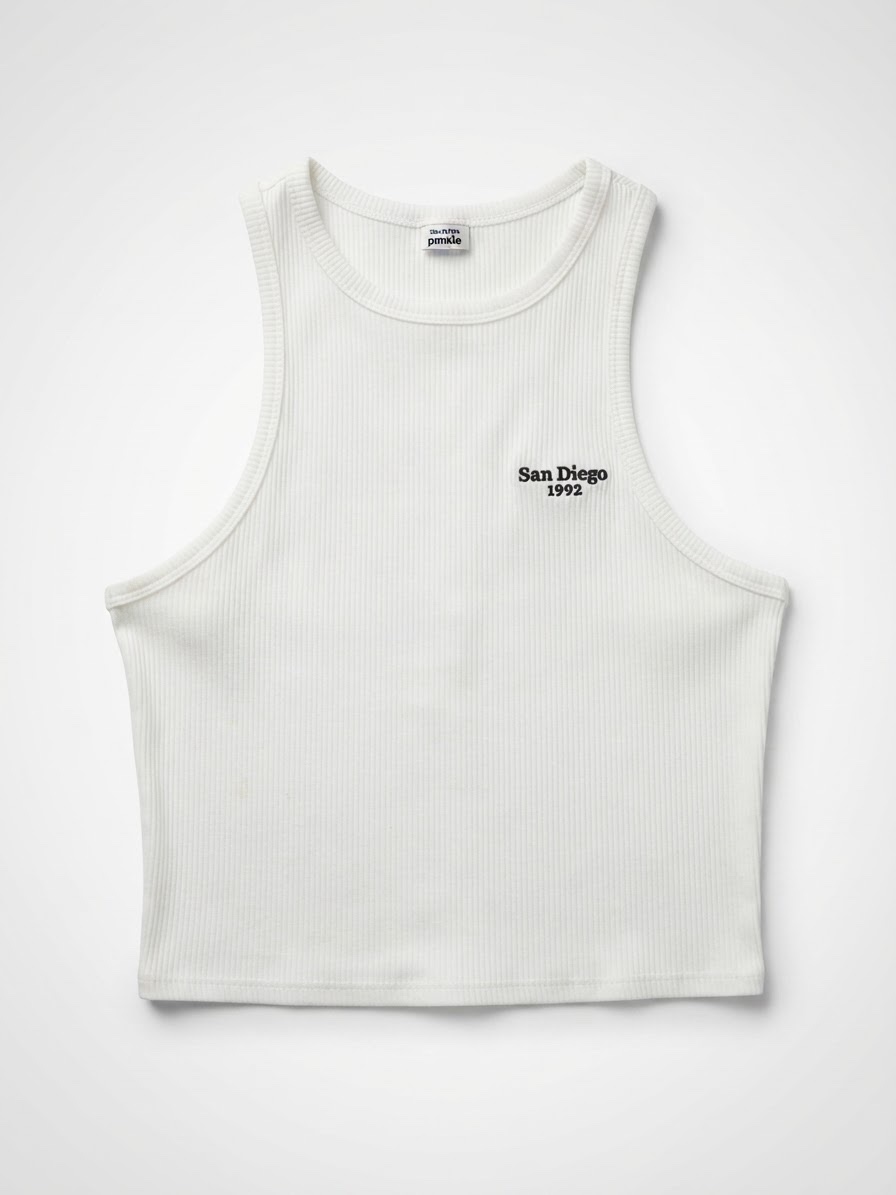 Top basic blanc