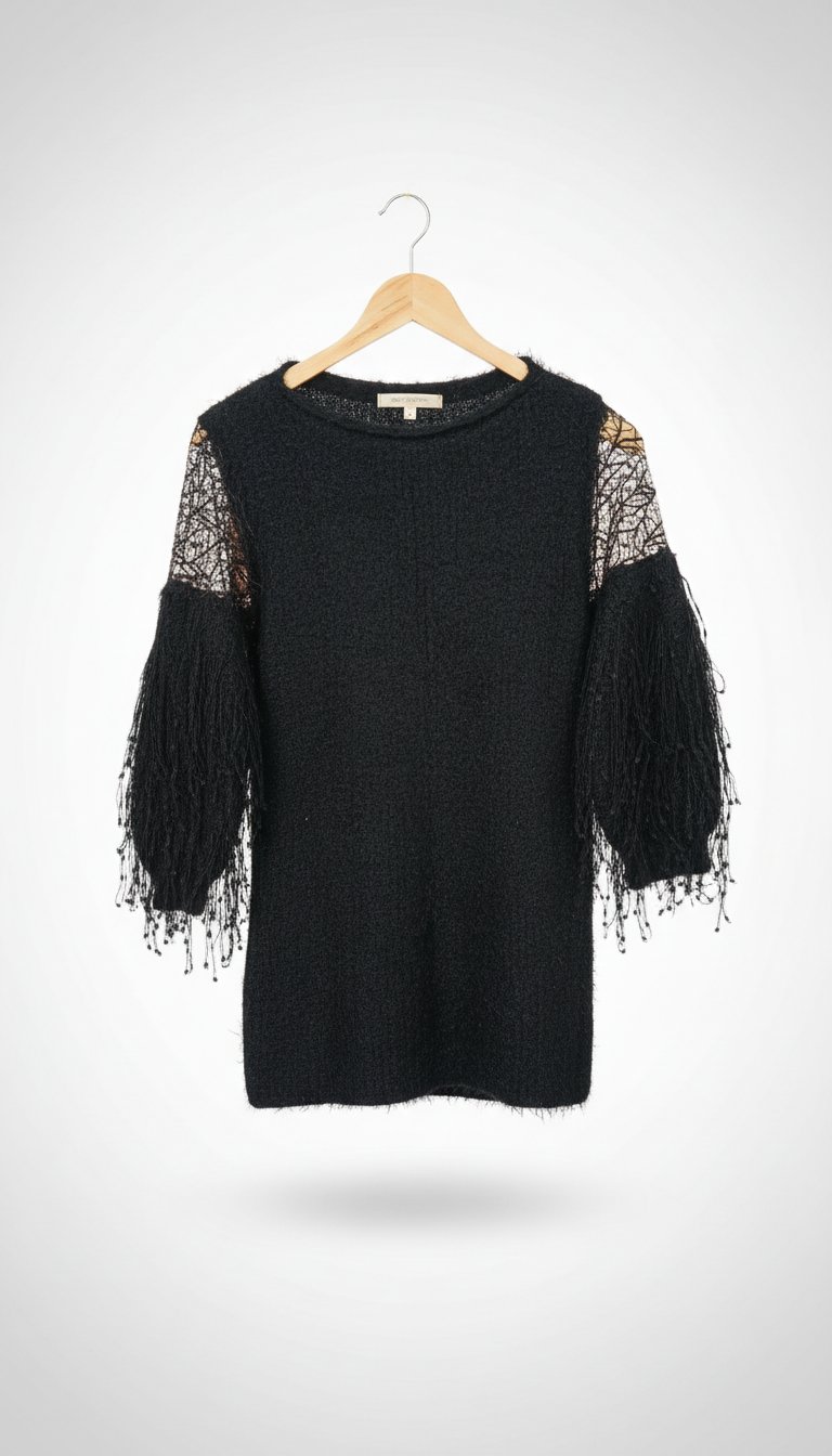Pull robe noir