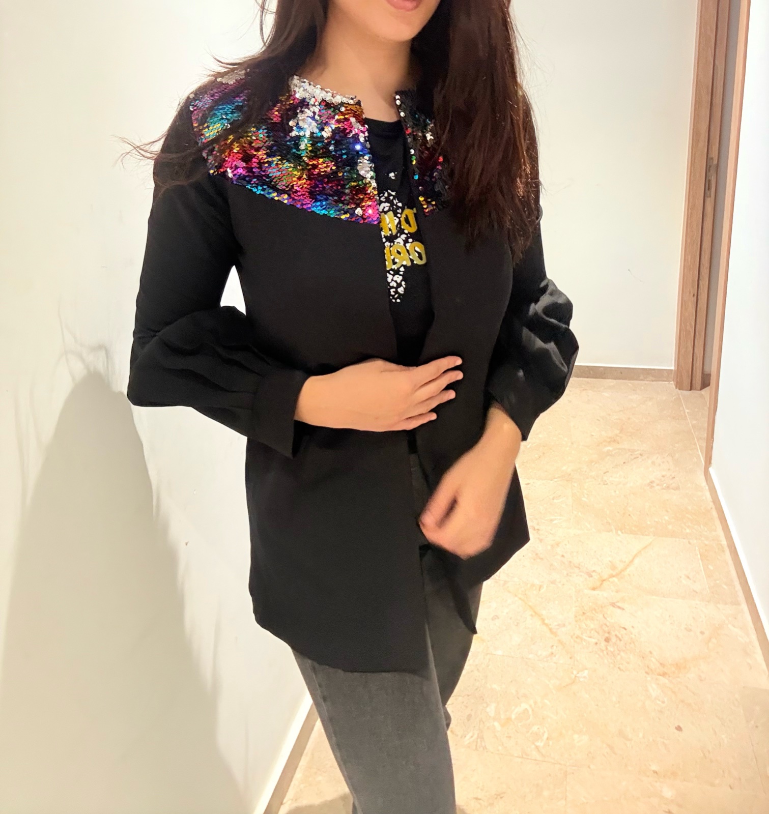 Blazer avec design changant 