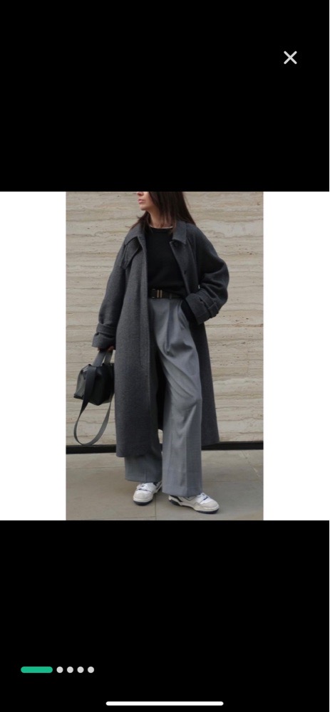 Pantalon gris stradivarius