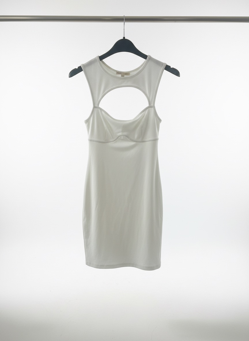 Robe blanche Pull&Bear