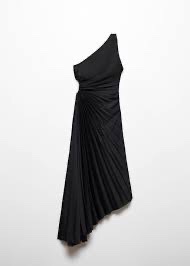 Robe noire asymétrique 