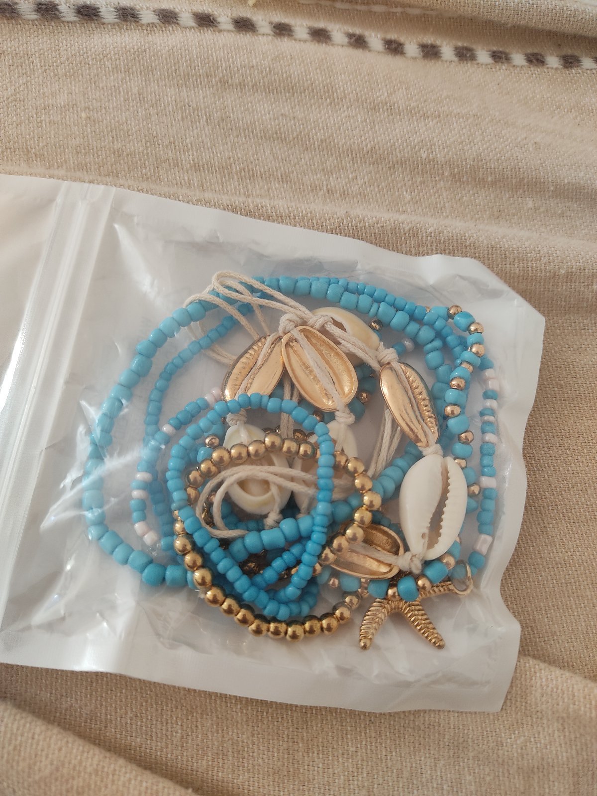 Bracelets coquillages 