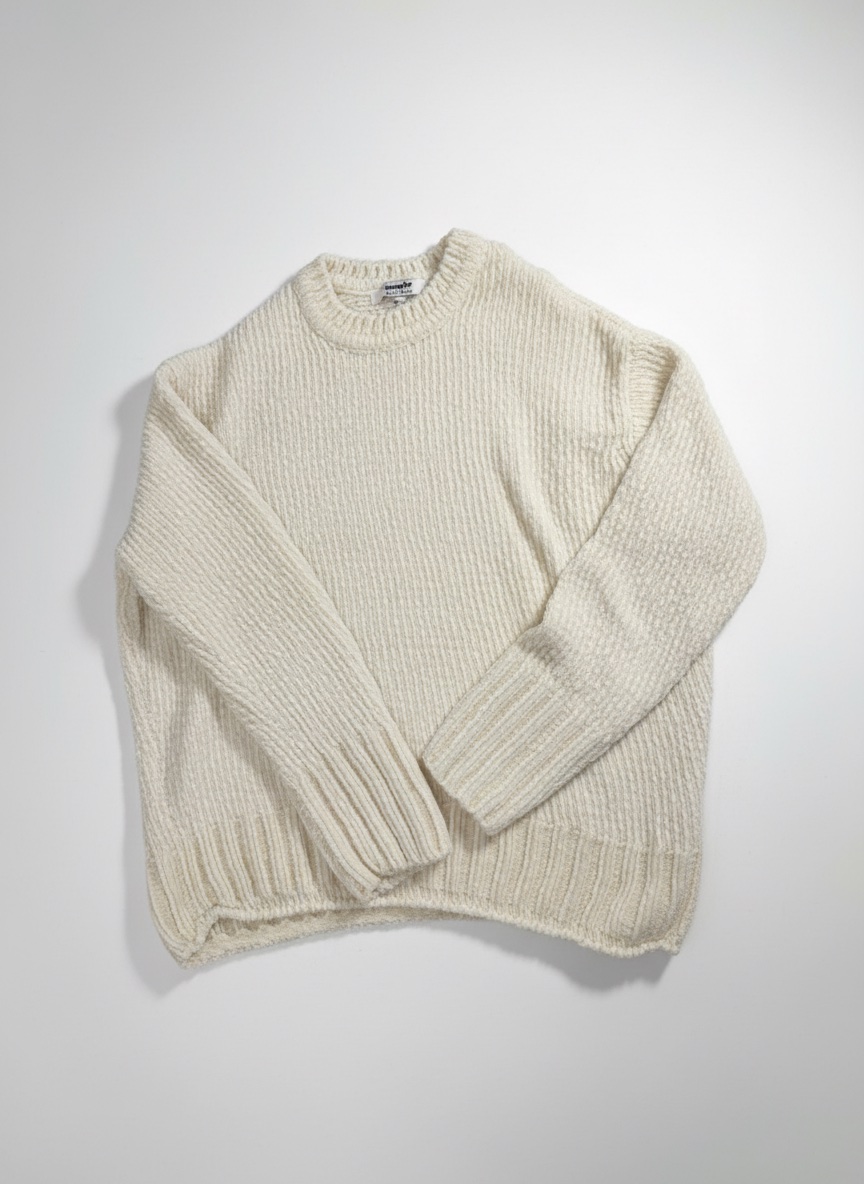 Pull En Maille Beige
