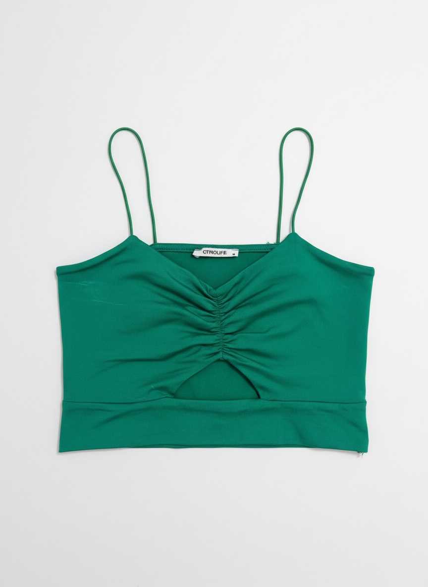 Crop top vert neuf
