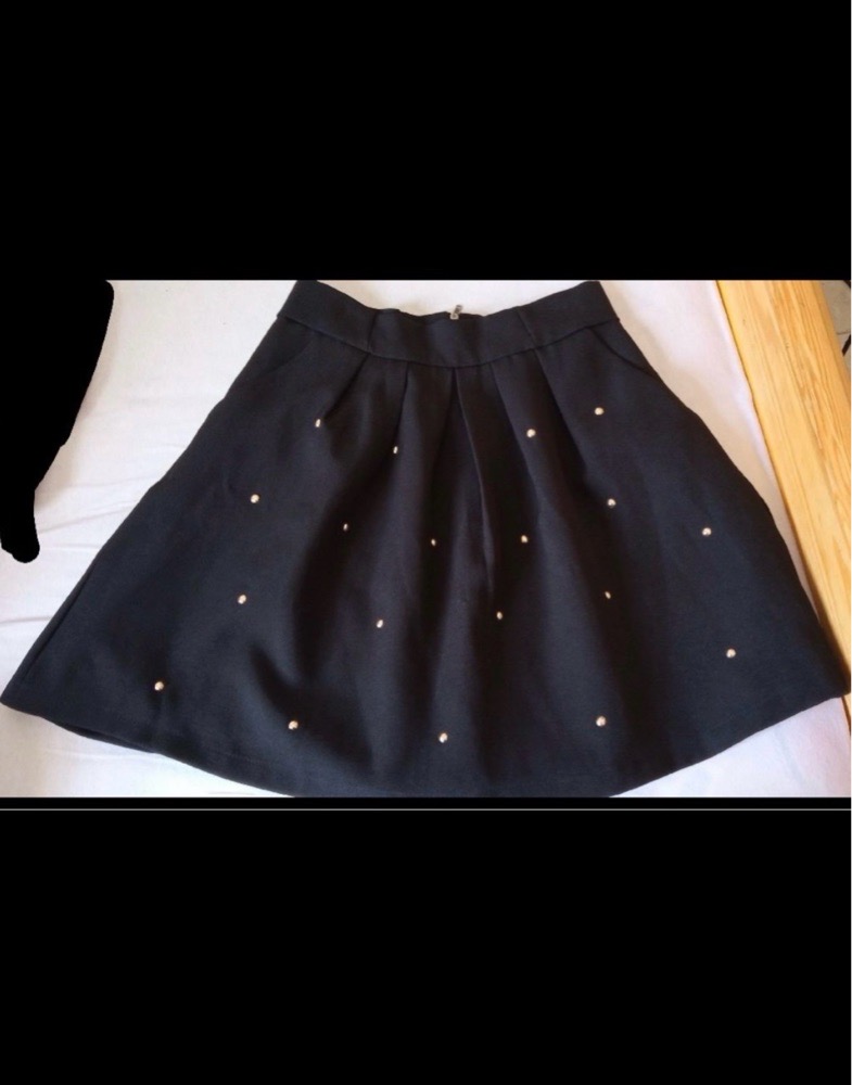 Petite jupe noir avec strass