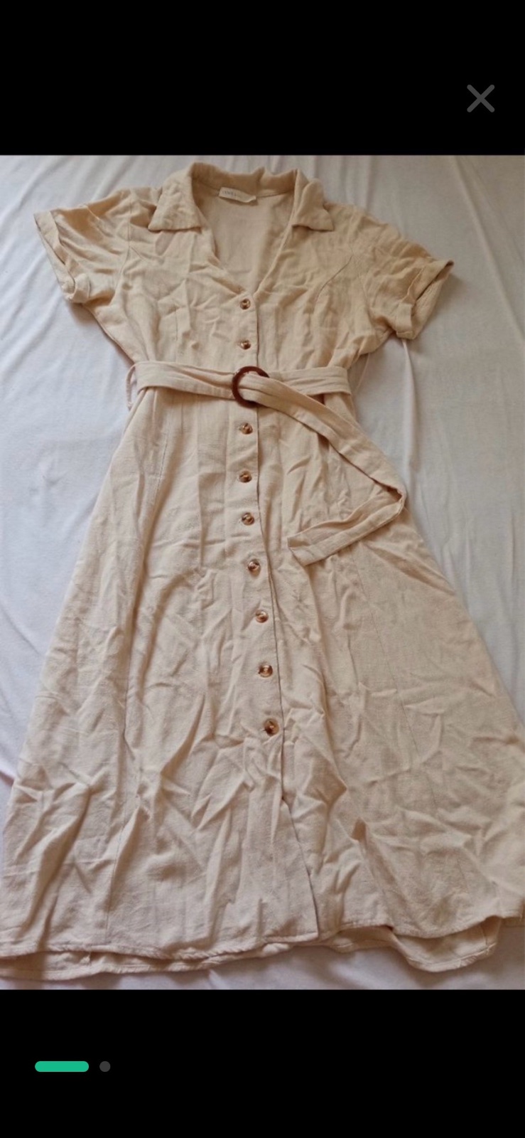 Robe beige 