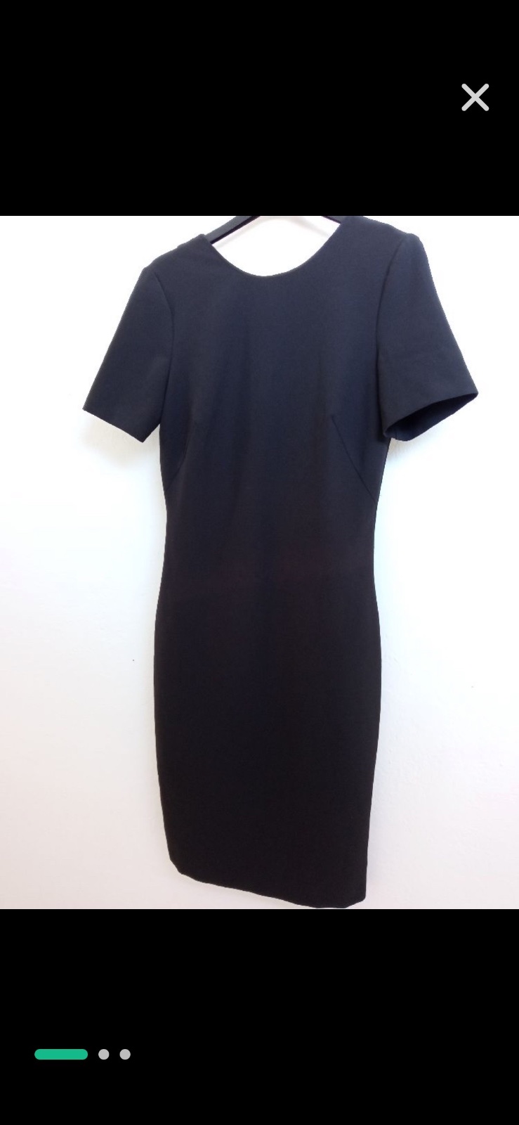Robe noir zara