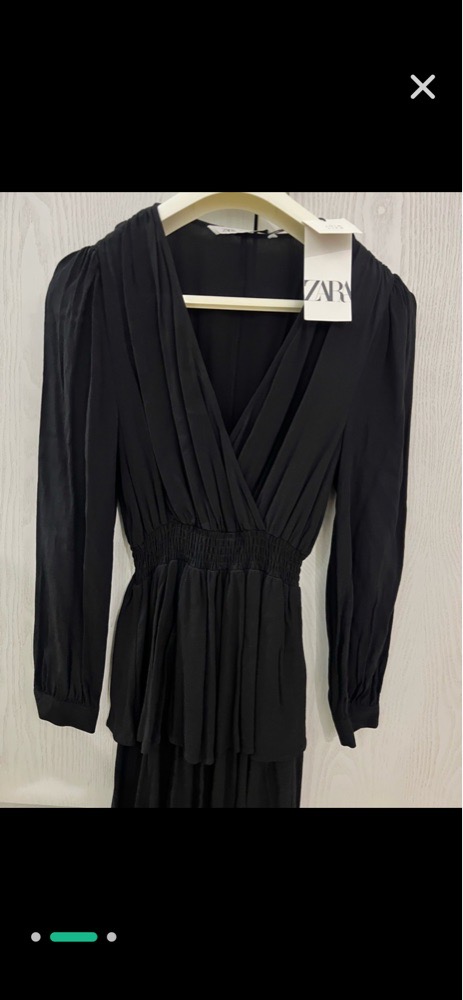 Robe noir zara