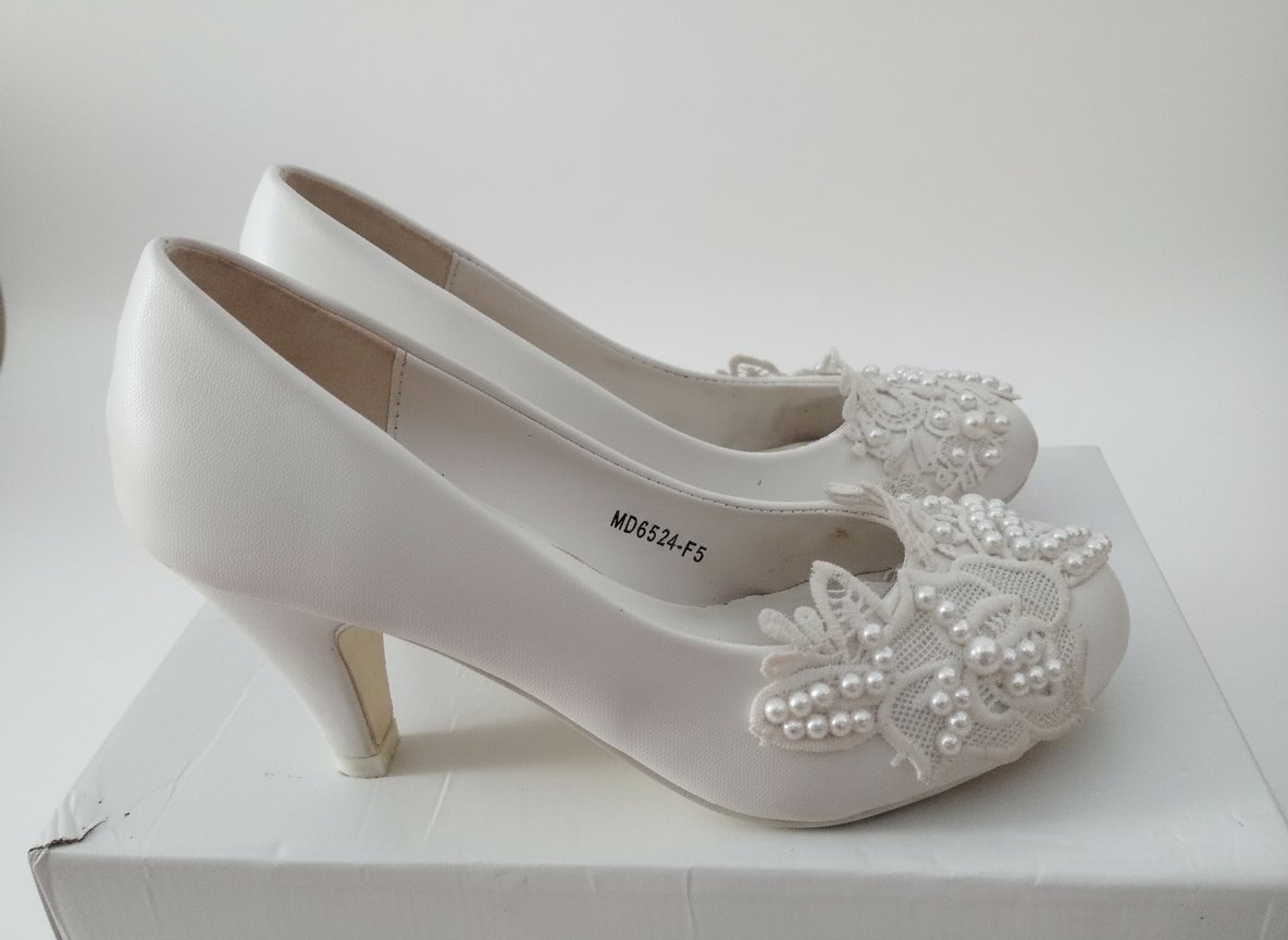 Chaussure mariage blanc 