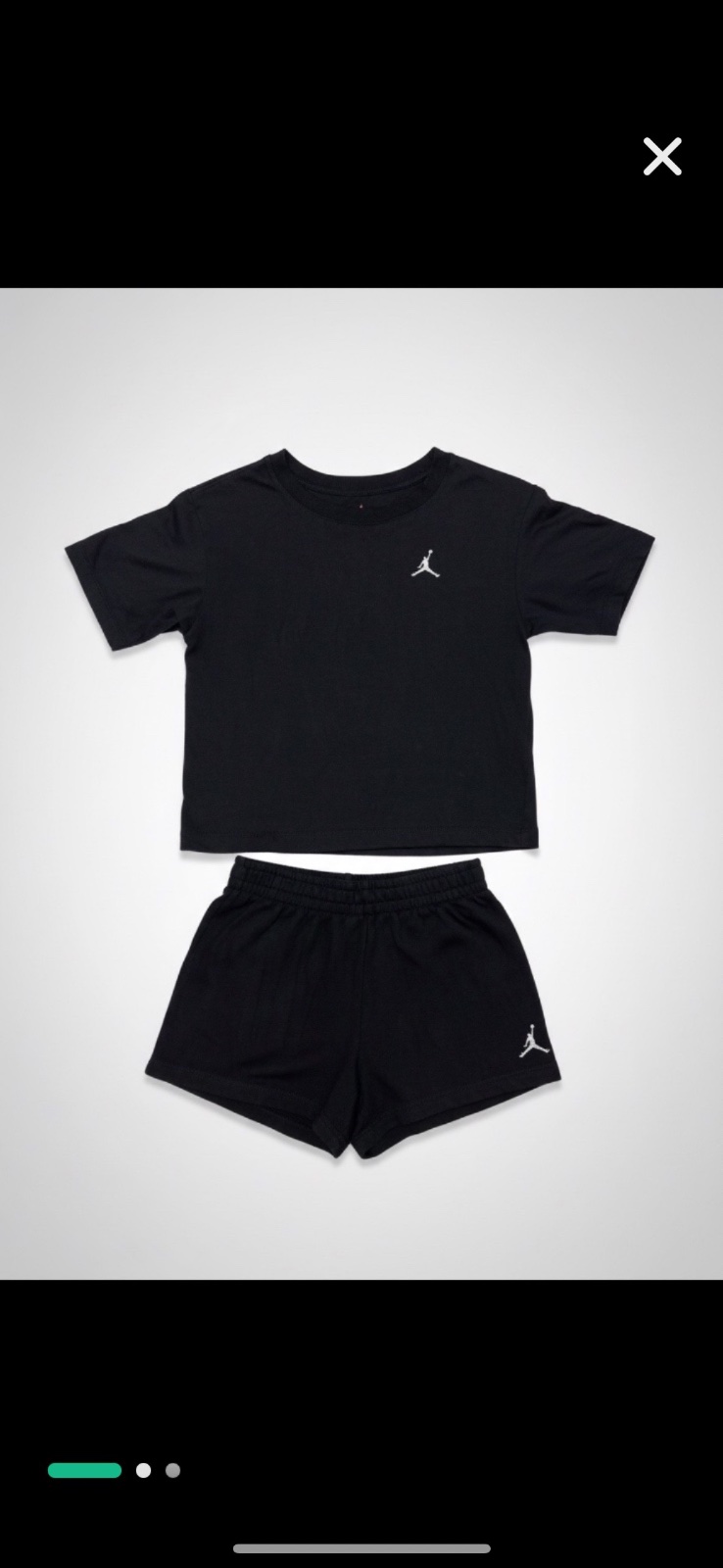 Tenue Jordan noire
