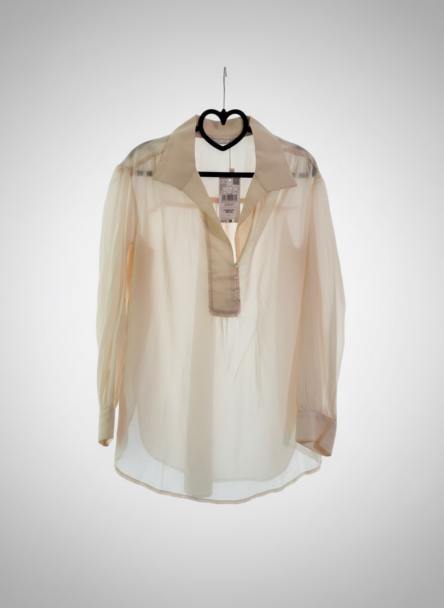 Chemise Mango saumon