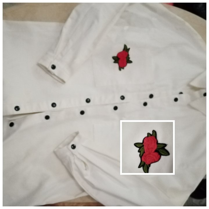 Chemise djean blanche 