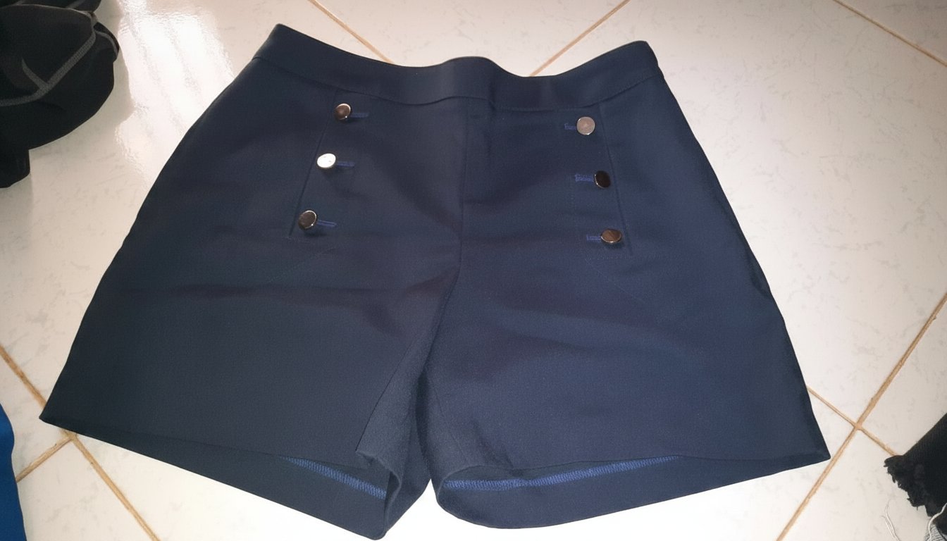 Chorte femme bleu