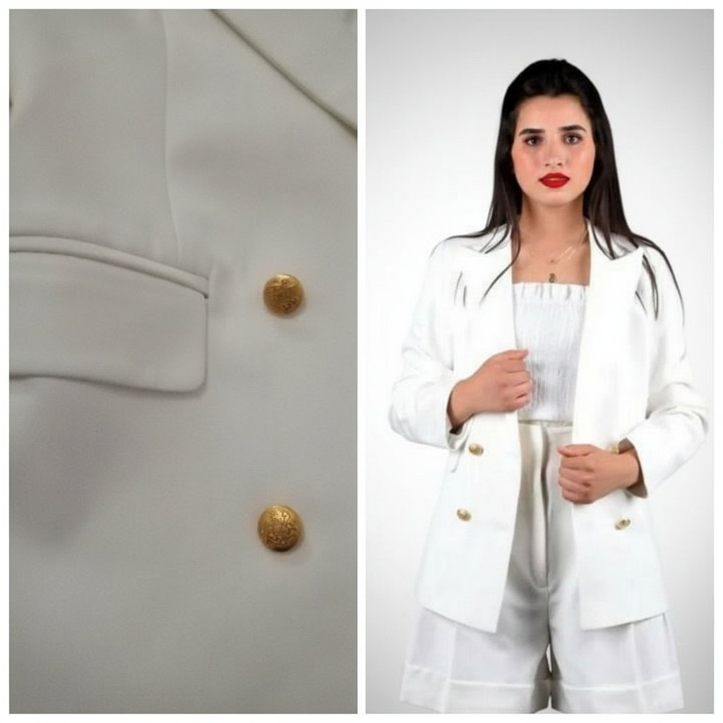 Subliiiime Veste Tailleur blanc cassé 