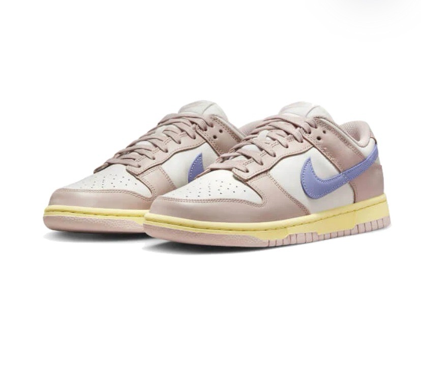 NIKE Dunk Low Pink Oxford White