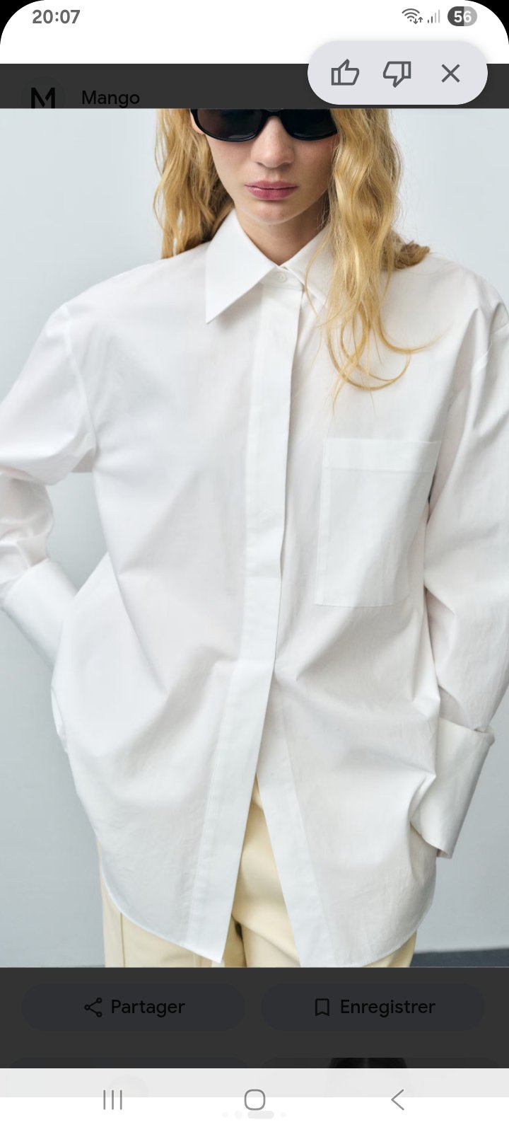 Chemise oversize H&M