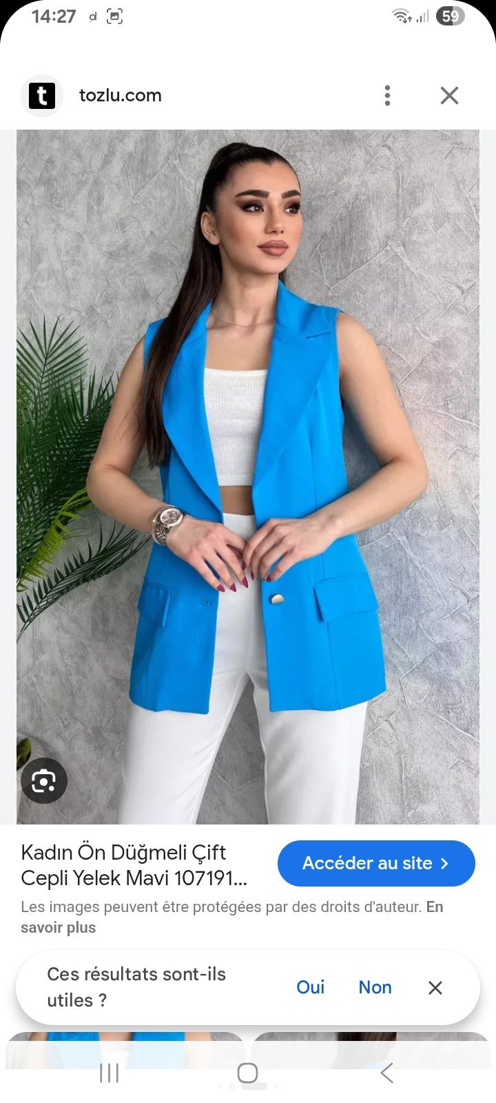 Blazer turquoise 