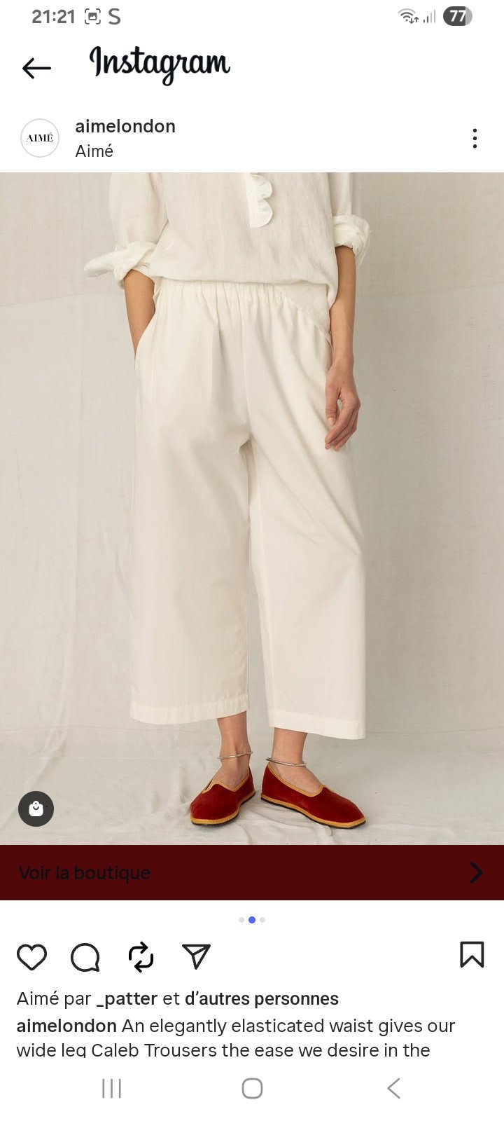 Pantacourt nude zara