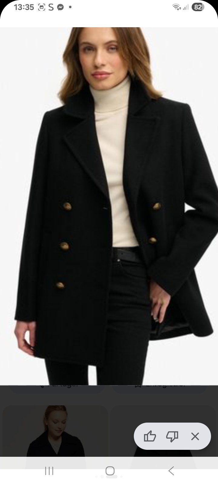 Veste TOO WHITE