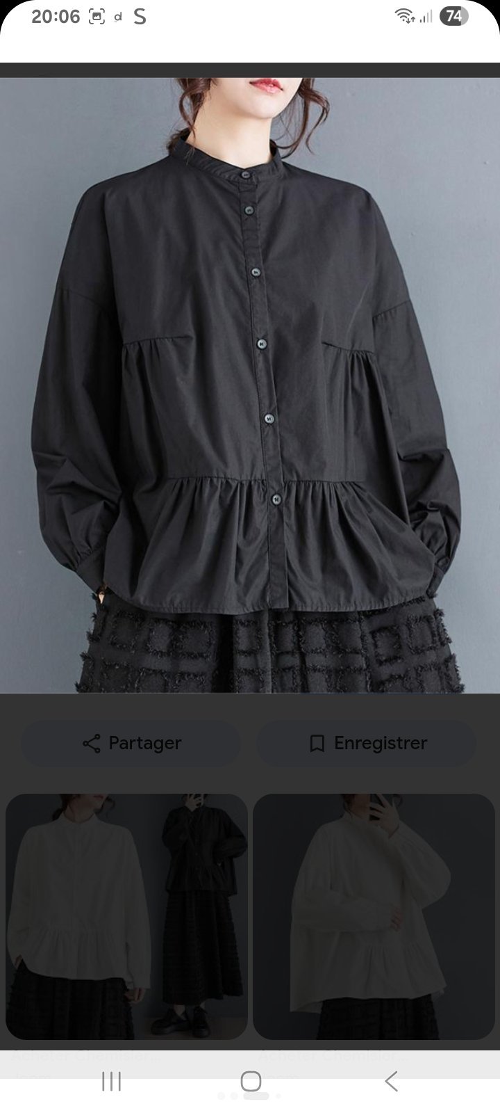 Chemise coréenne 