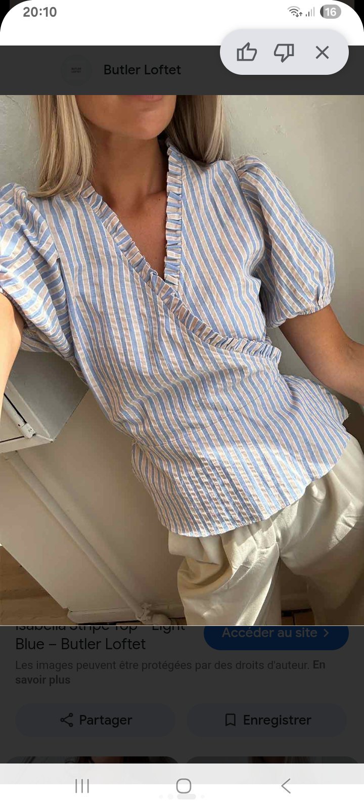 Blouse croisée