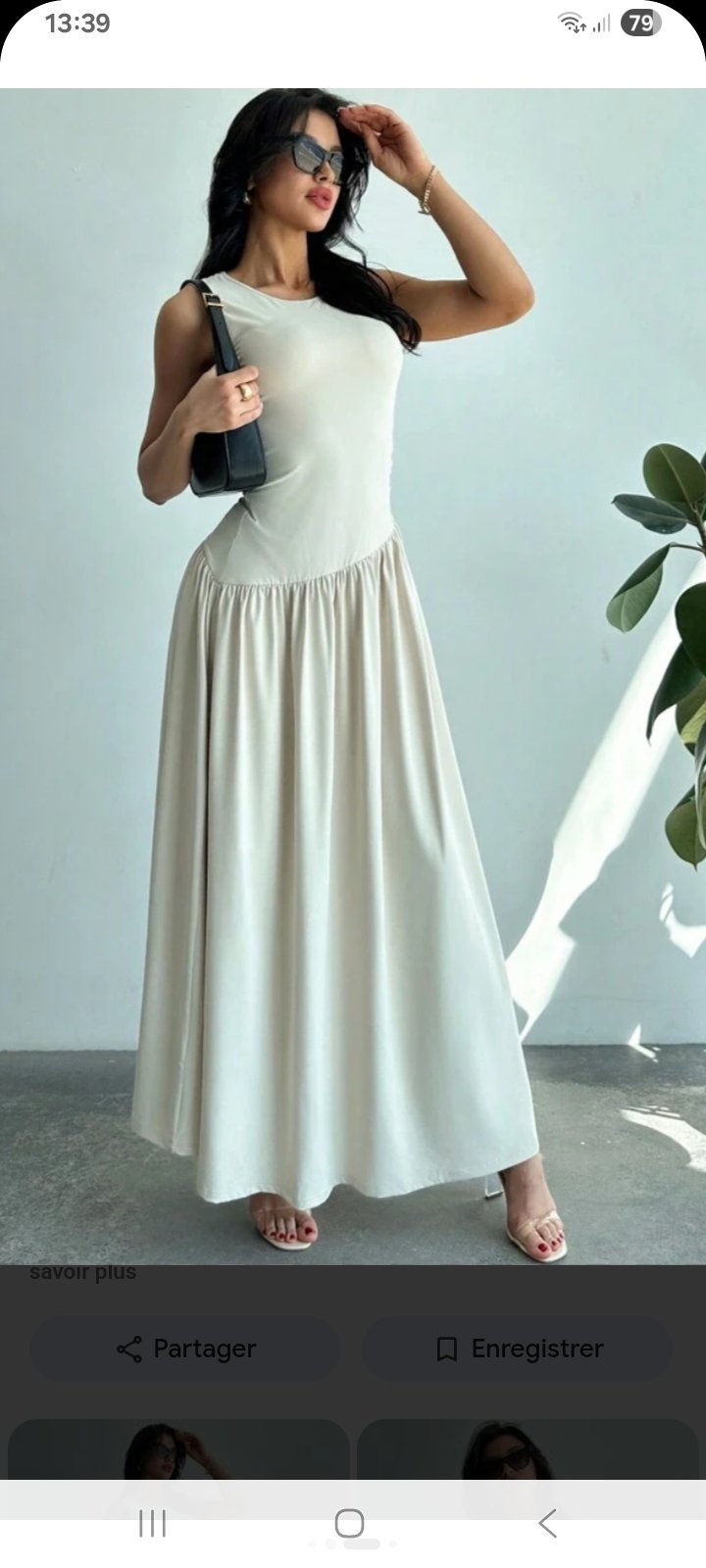 Robe asymétrique XS