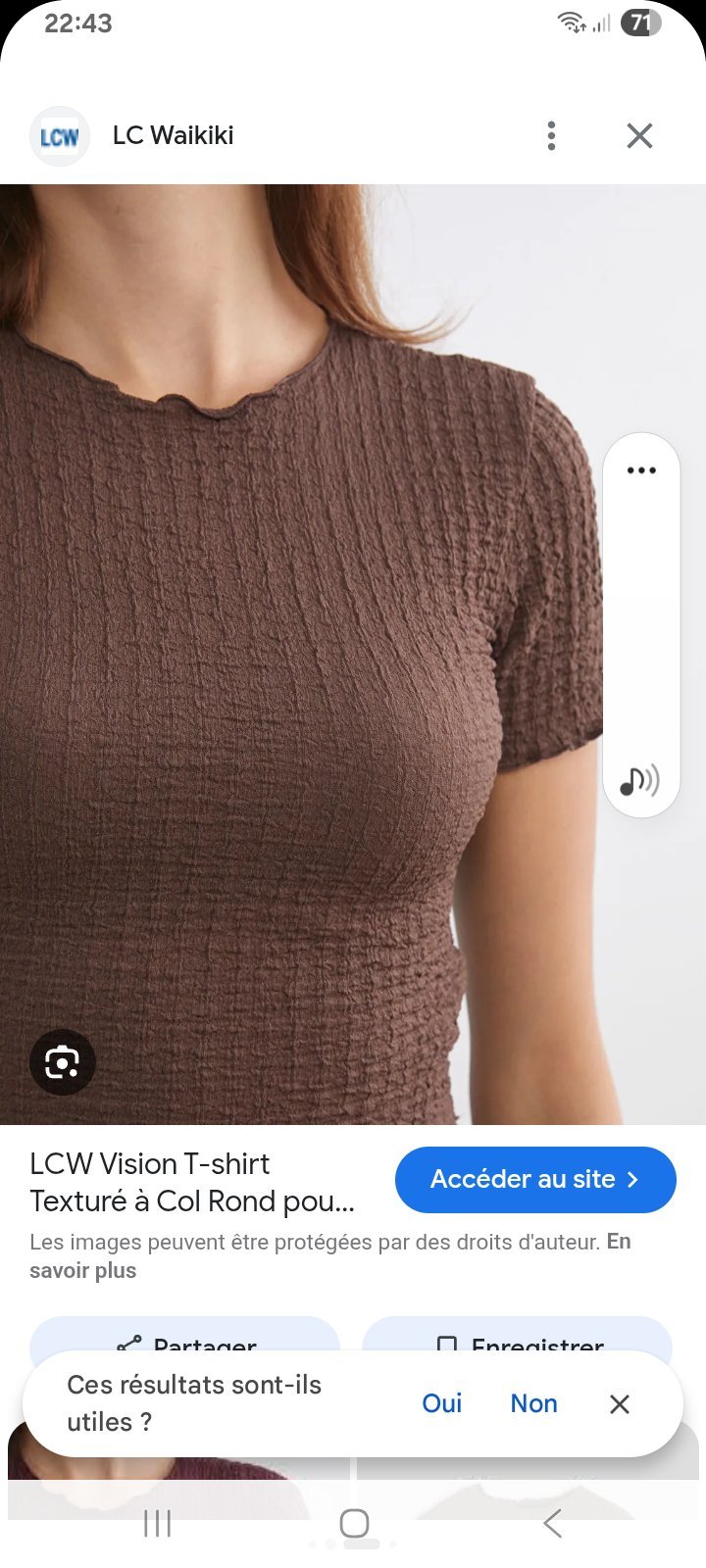 Pull froissé 