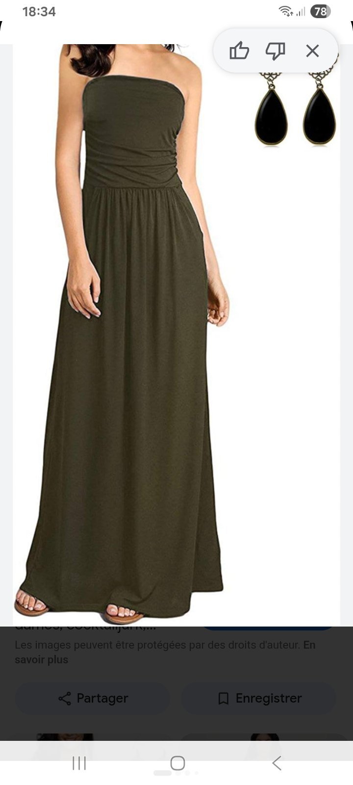 Robe bustier 