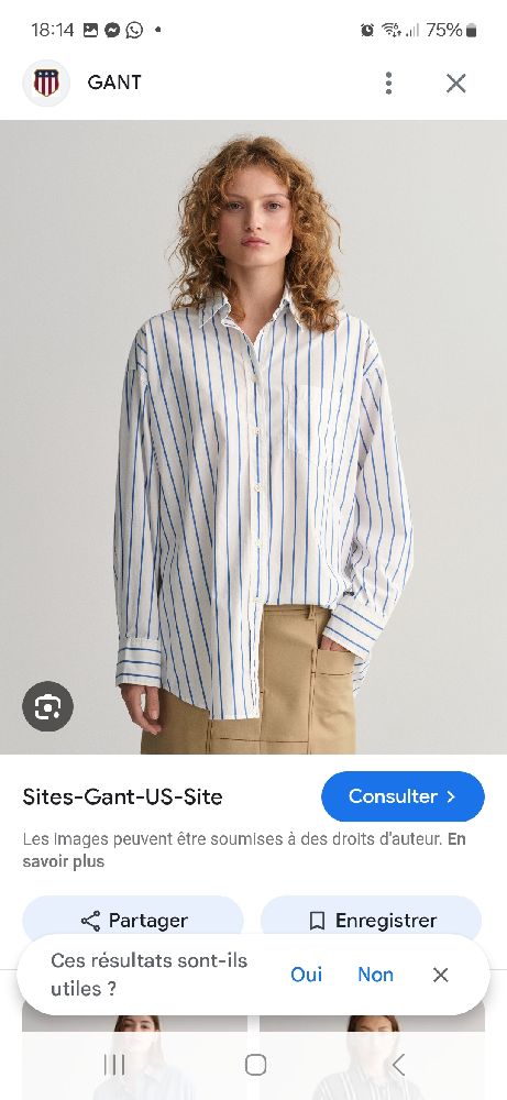 Chemise marine zara