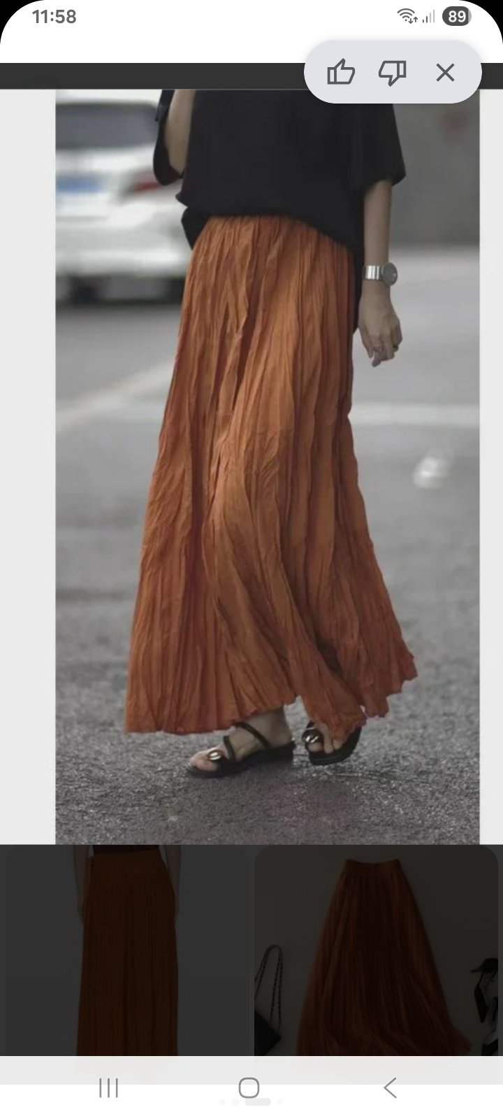 Jupe plissée ZARA