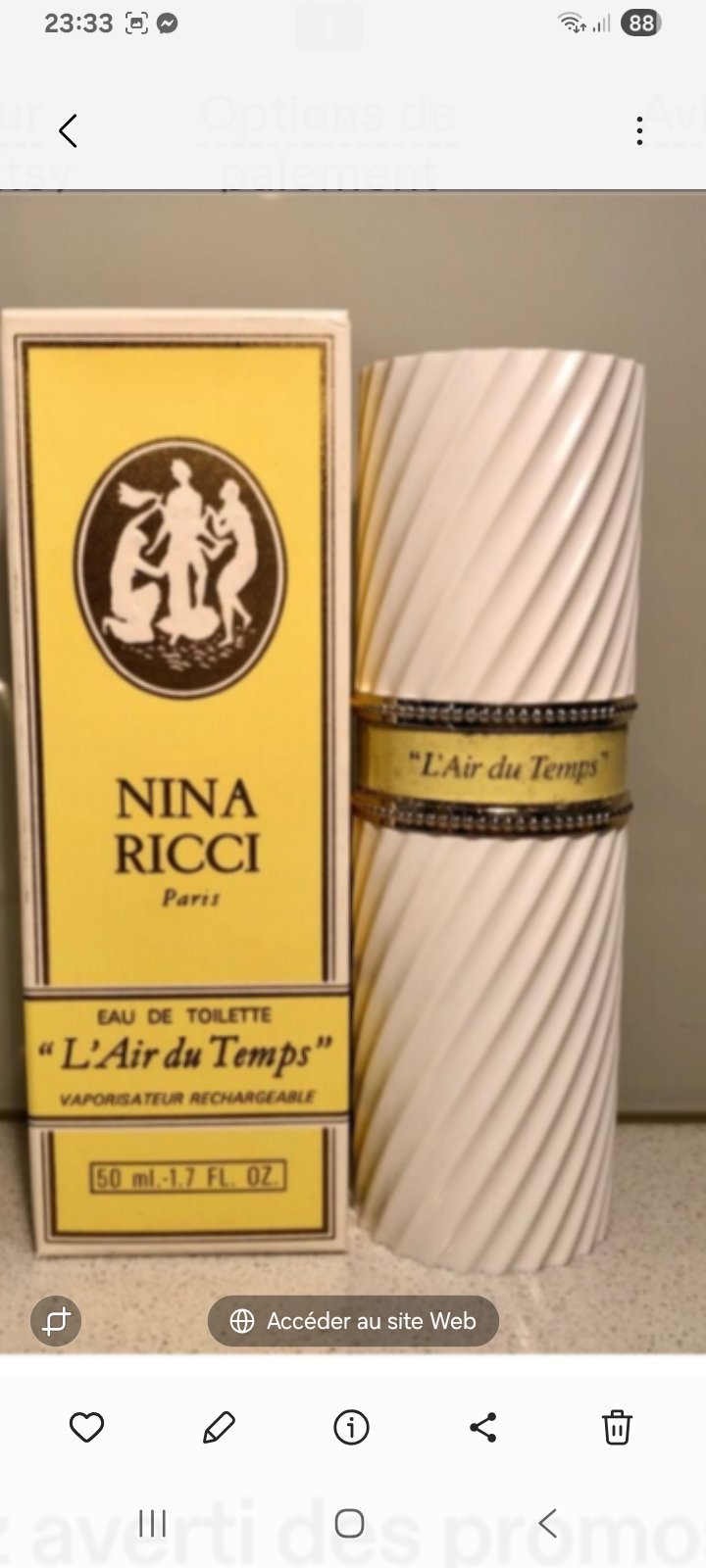 Parfum "l'air du temps"