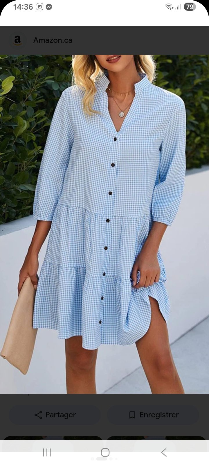 Robe vichy