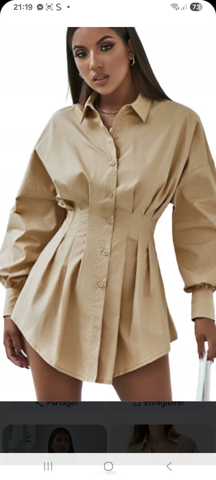 Chemise beige LPT