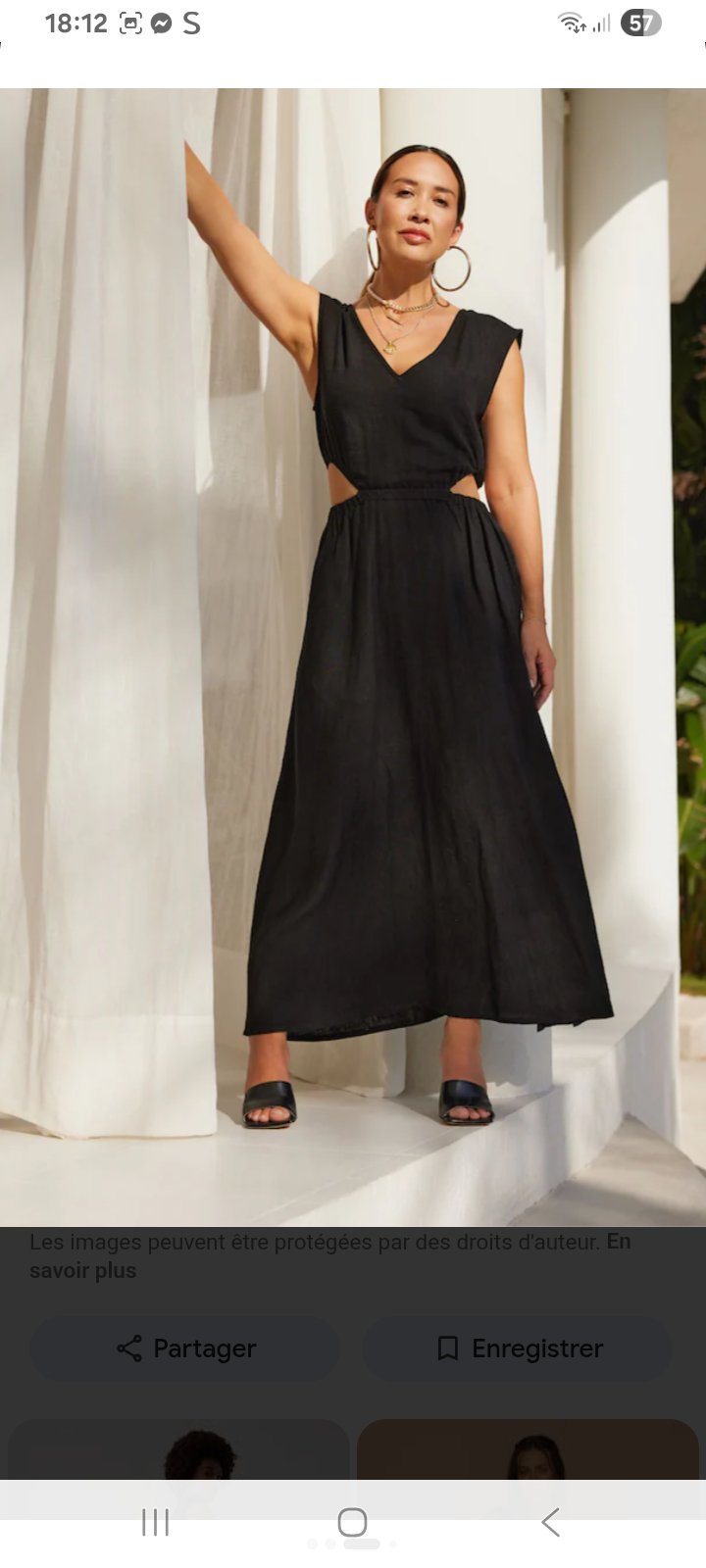 Robe à trous MANGO